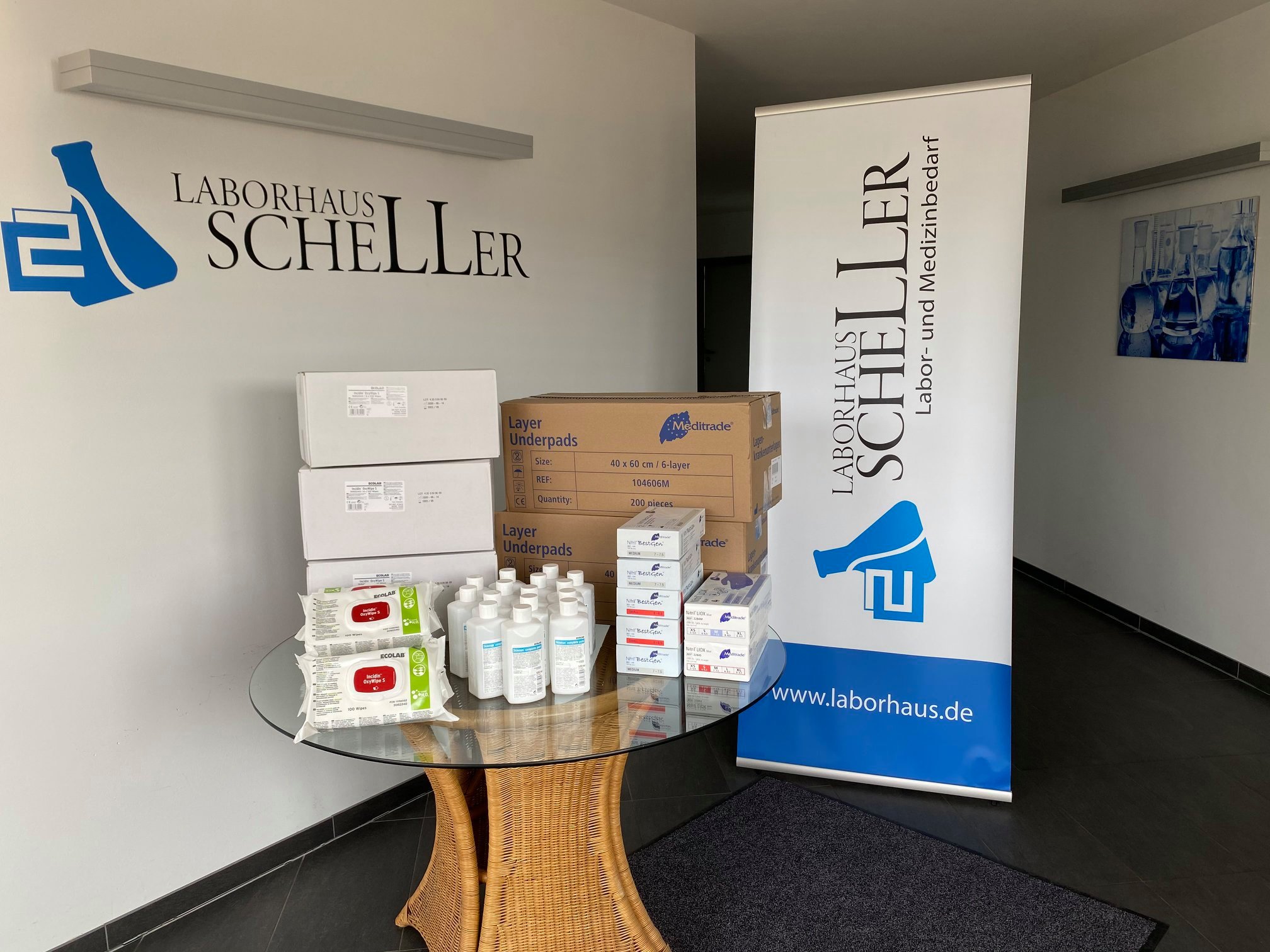 Ein Dank an Laborhaus Scheller für die Unterstützung