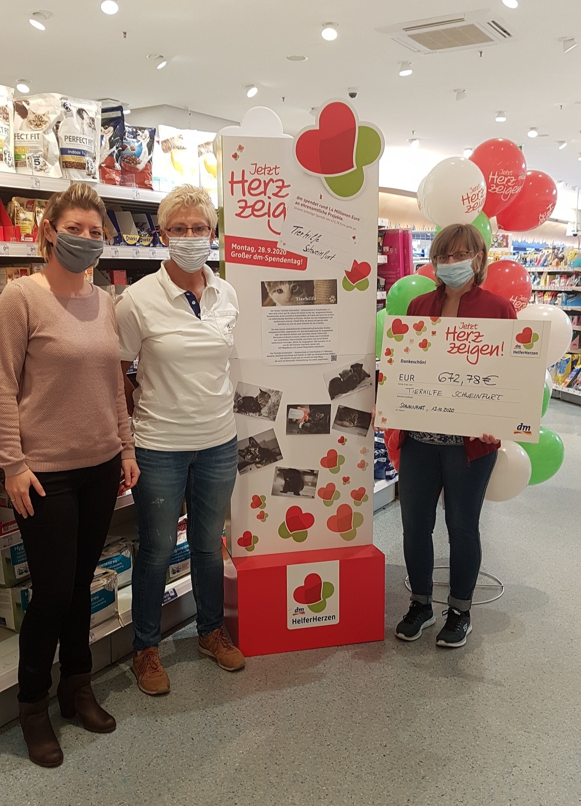 Danke an DM-Drogeriemarkt Schweinfurt