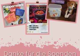 Danke für die Online Spenden Tupperparty