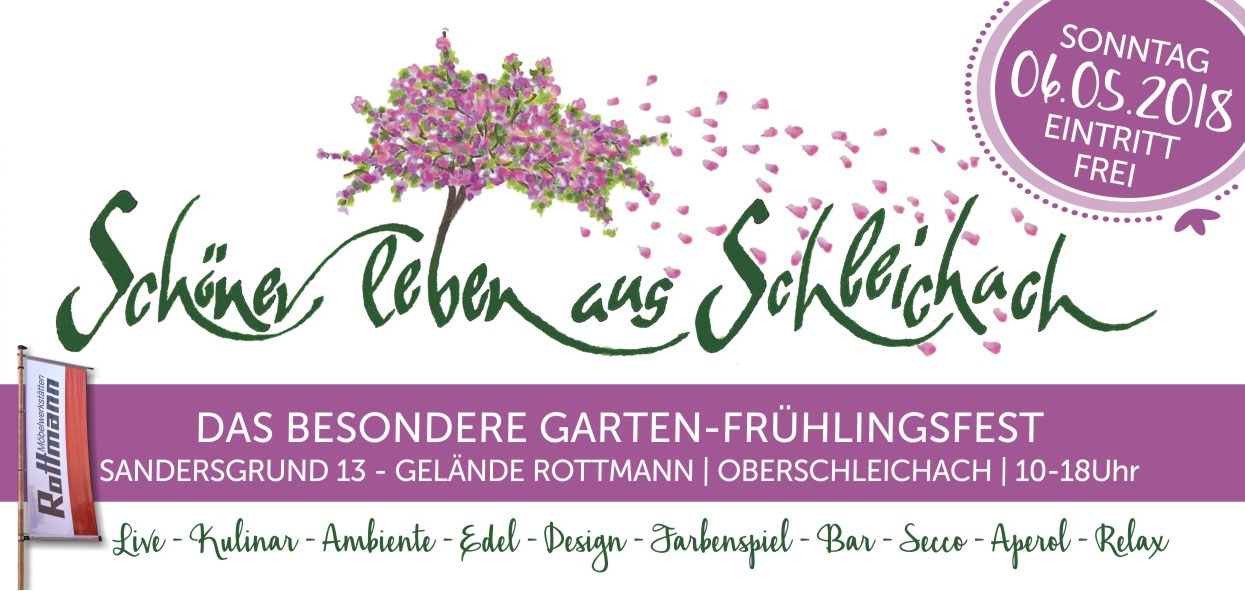 *6.5.18* Wir sind dabei: Infostand bei „Schöner Leben in Schleichach“